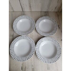 Pier 1 rimmed plate spoon Fork knife Chef‎ home dish